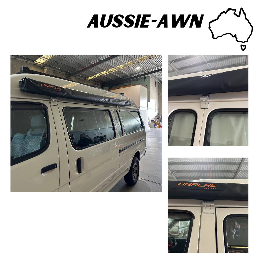 Aussie-Awn Gutter Mounts - 2 x Small